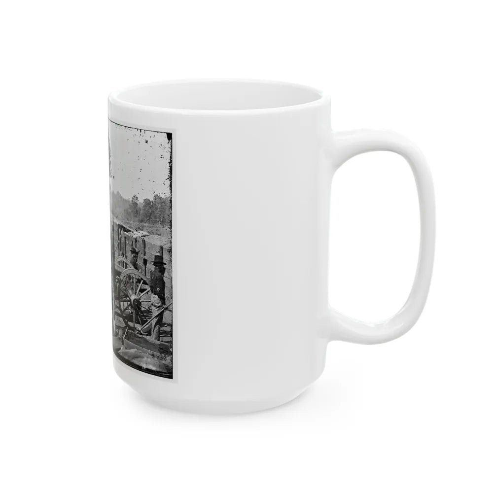 Atlanta, Georgia. Sherman's Men In Confederate Fort-2 (U.S. Civil War) White Coffee Mug-Go Mug Yourself