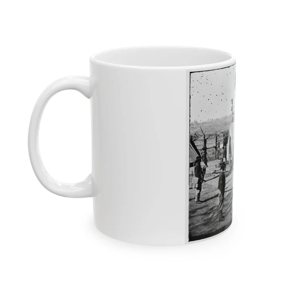 Atlanta, Georgia. Sherman's Men In Confederate Fort-2 (U.S. Civil War) White Coffee Mug-Go Mug Yourself