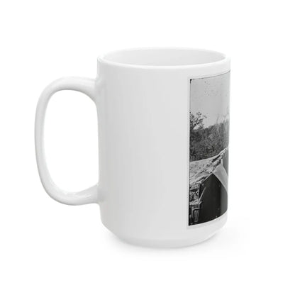 Atlanta, Georgia. Sherman's Men In Confederate Fort (U.S. Civil War) White Coffee Mug-Go Mug Yourself