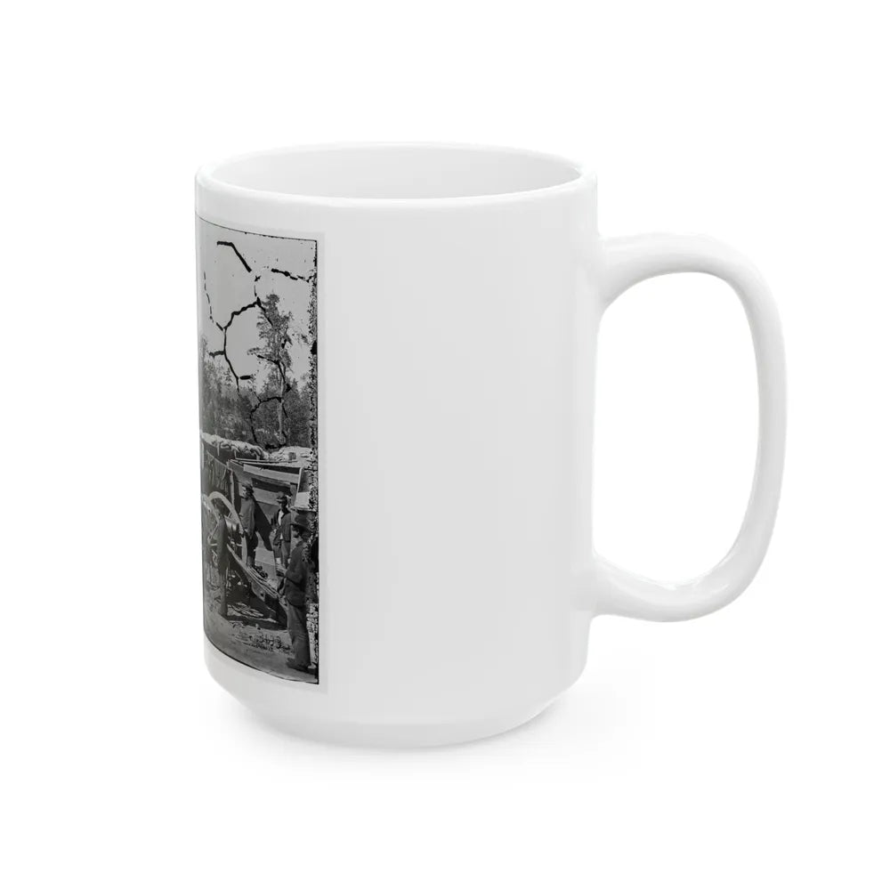 Atlanta, Georgia. Sherman's Men In Confederate Fort (U.S. Civil War) White Coffee Mug-Go Mug Yourself