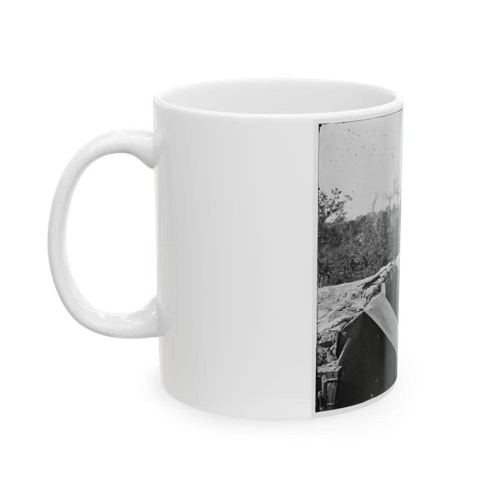 Atlanta, Georgia. Sherman's Men In Confederate Fort (U.S. Civil War) White Coffee Mug-Go Mug Yourself