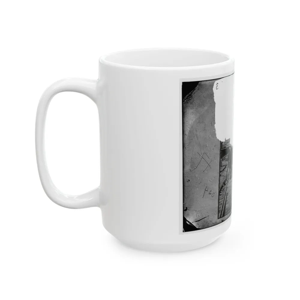 Atlanta, Georgia. Sherman's Men Tearing Up Railroad Track (U.S. Civil War) White Coffee Mug-Go Mug Yourself