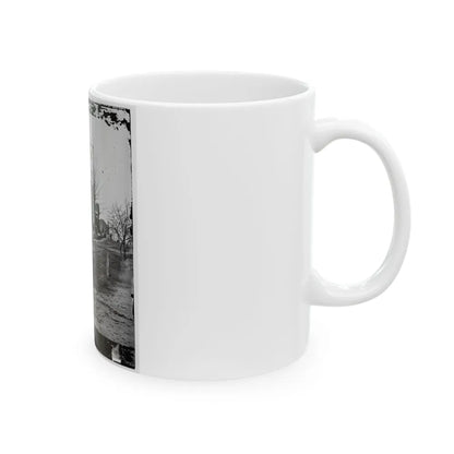 Atlanta, Georgia. Street In Atlanta (House Next To Church Used As Sherman's Headquarters (U.S. Civil War) White Coffee Mug-Go Mug Yourself