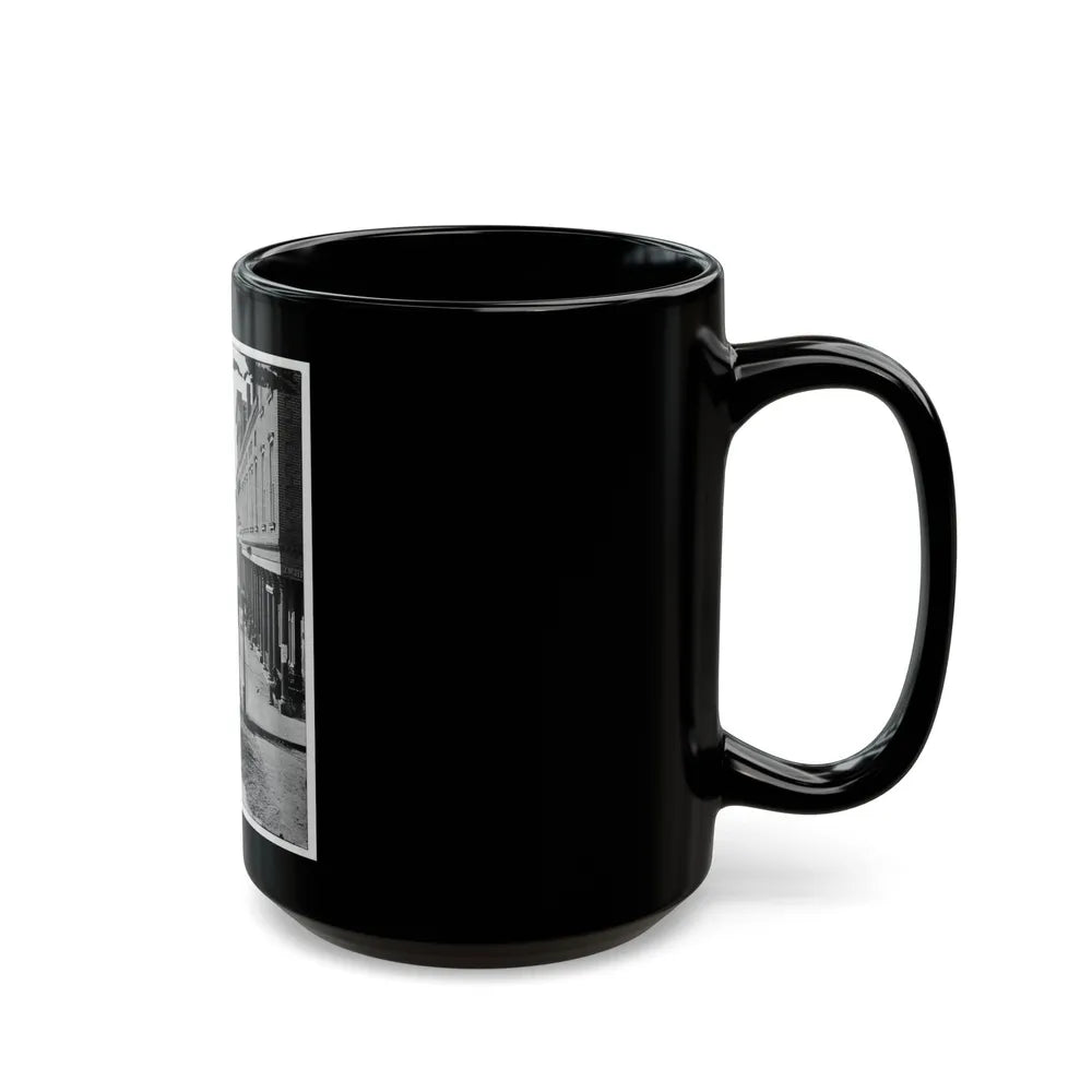 Atlanta, Georgia. Street View (U.S. Civil War) Black Coffee Mug-Go Mug Yourself