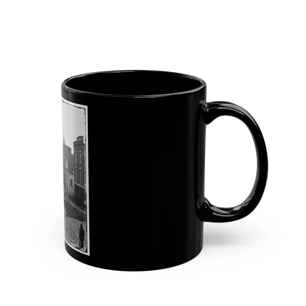 Atlanta, Georgia. View On Marietta Street (U.S. Civil War) Black Coffee Mug-Go Mug Yourself