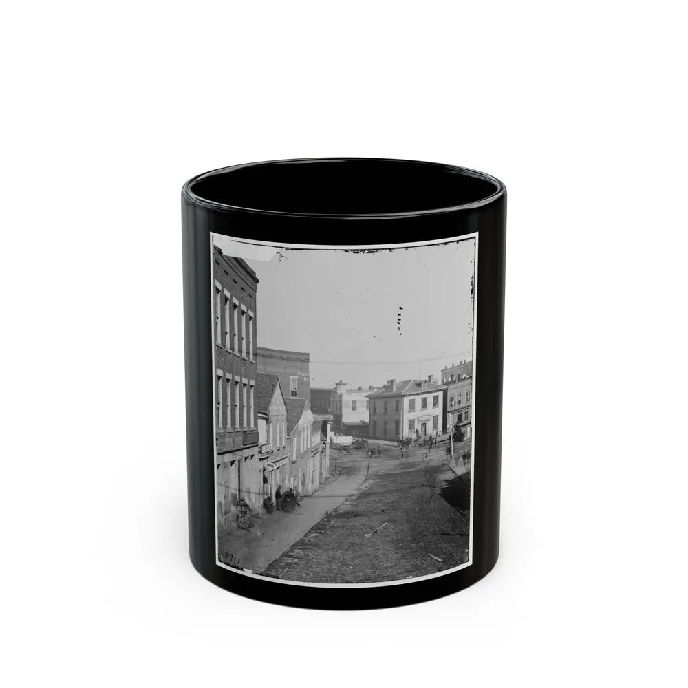 Atlanta, Georgia. View On Whitehall Street (U.S. Civil War) Black Coffee Mug-11oz-Go Mug Yourself