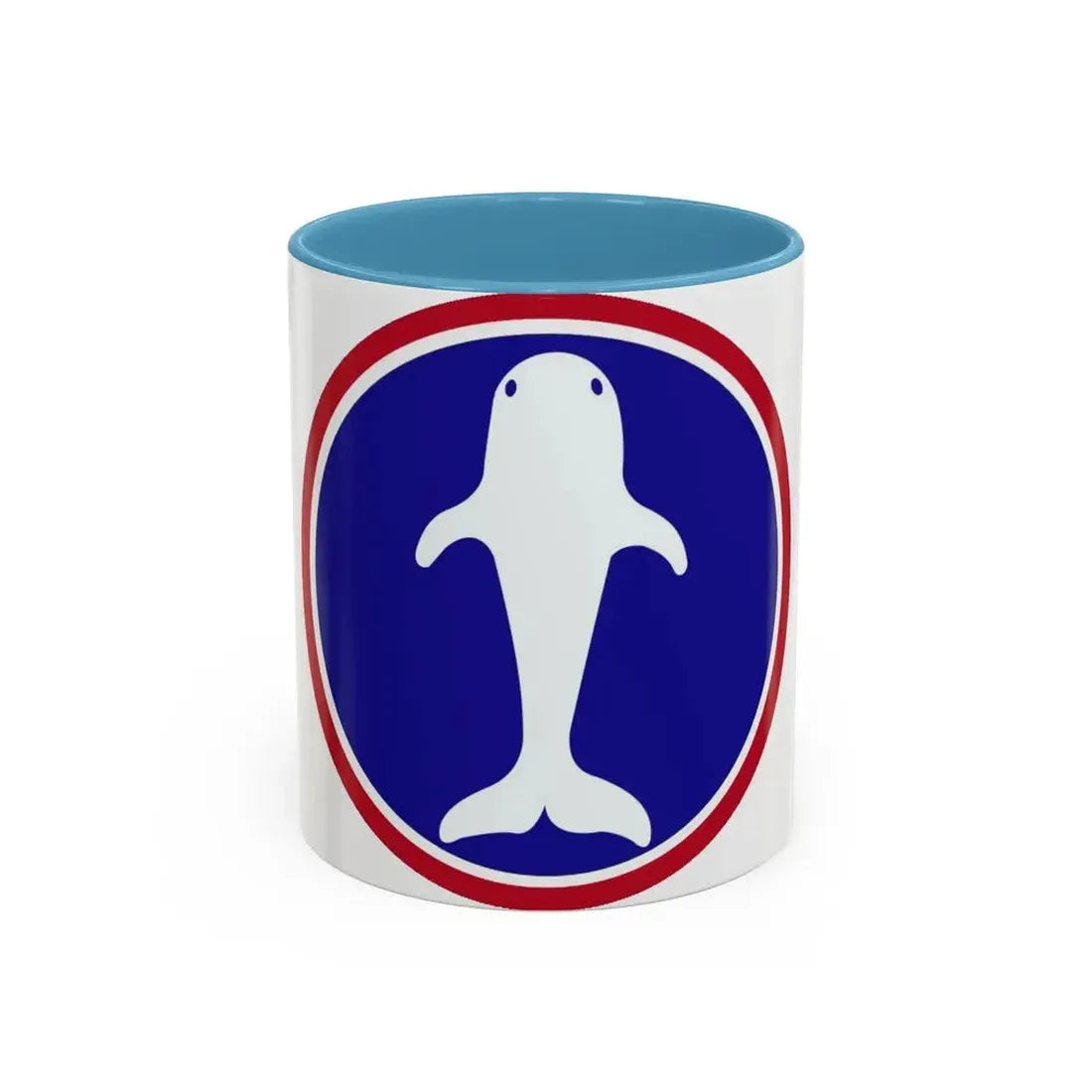 Atlantic Base Commands (U.S. Army) Accent Coffee Mug 11oz Light Blue - Go Mug Yourself