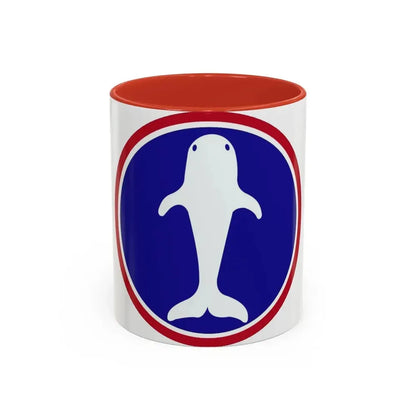 Atlantic Base Commands (U.S. Army) Accent Coffee Mug 11oz Red - Go Mug Yourself