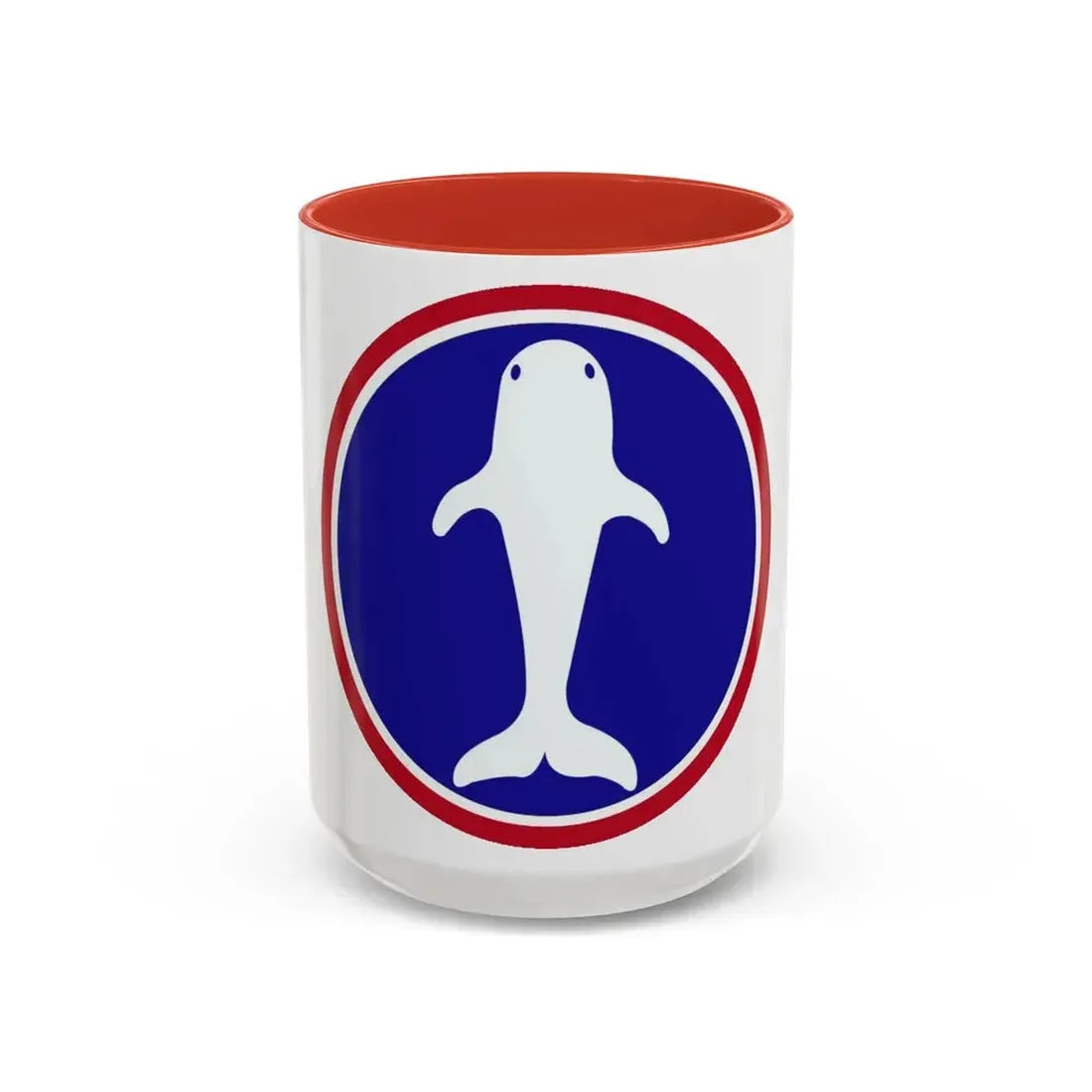 Atlantic Base Commands (U.S. Army) Accent Coffee Mug 15oz Red - Go Mug Yourself