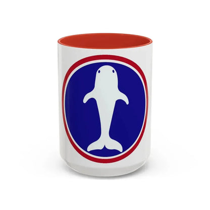 Atlantic Base Commands (U.S. Army) Accent Coffee Mug 15oz Red - Go Mug Yourself