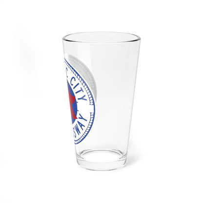 Atlantic City Expressway (New Jersey) (Road Sign) Pint Glass 16oz - Go Mug Yourself