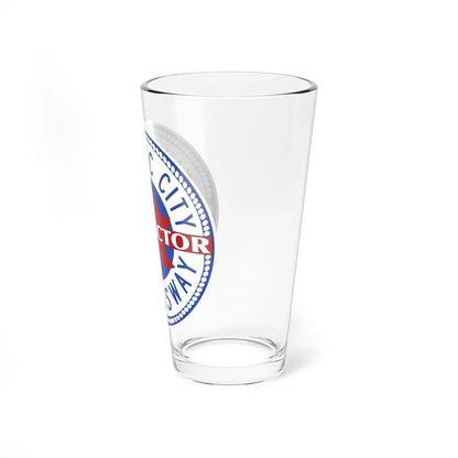 Atlantic City Expy Connector (New Jersey) (Road Sign) Pint Glass 16oz - Go Mug Yourself