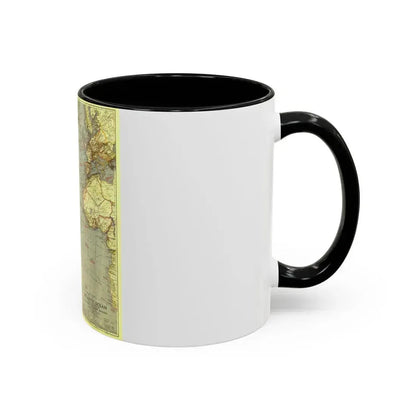 Atlantic Ocean (1939) (Map) Accent Coffee Mug - Go Mug Yourself