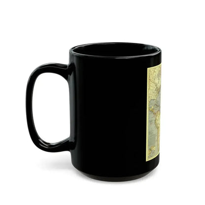 Atlantic Ocean (1939) (Map) Black Coffee Mug - Go Mug Yourself
