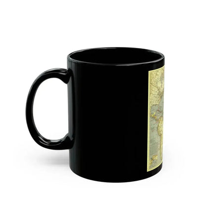 Atlantic Ocean (1939) (Map) Black Coffee Mug - Go Mug Yourself