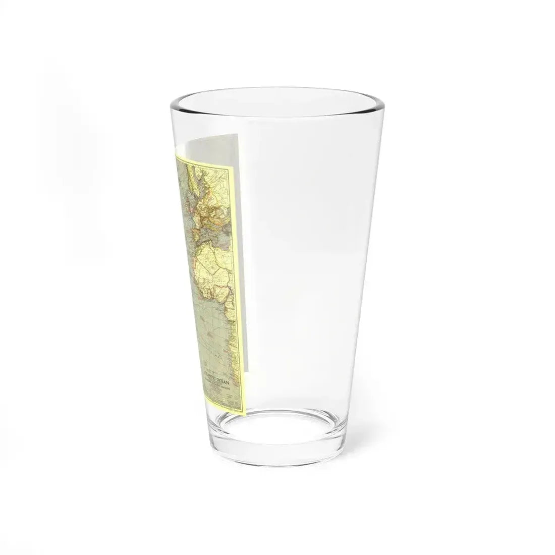 Atlantic Ocean (1939) (Map) Pint Glass 16oz - Go Mug Yourself