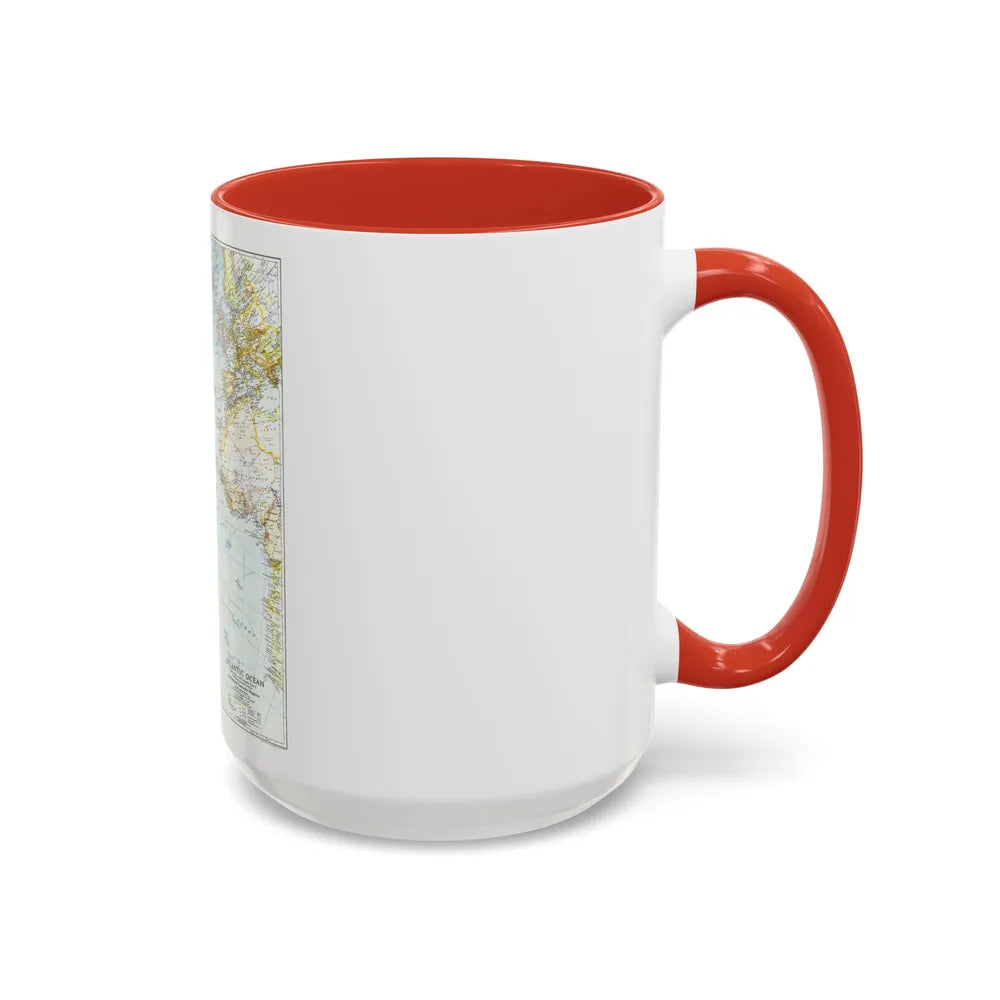 Atlantic Ocean (1941) (Map) Accent Coffee Mug-Go Mug Yourself