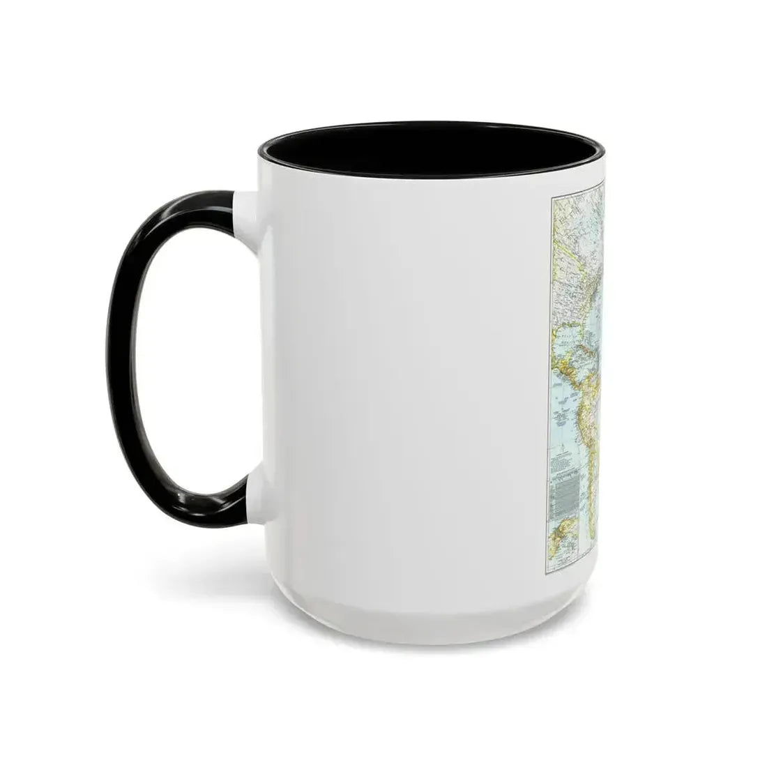 Atlantic Ocean (1941) (Map) Accent Coffee Mug - Go Mug Yourself