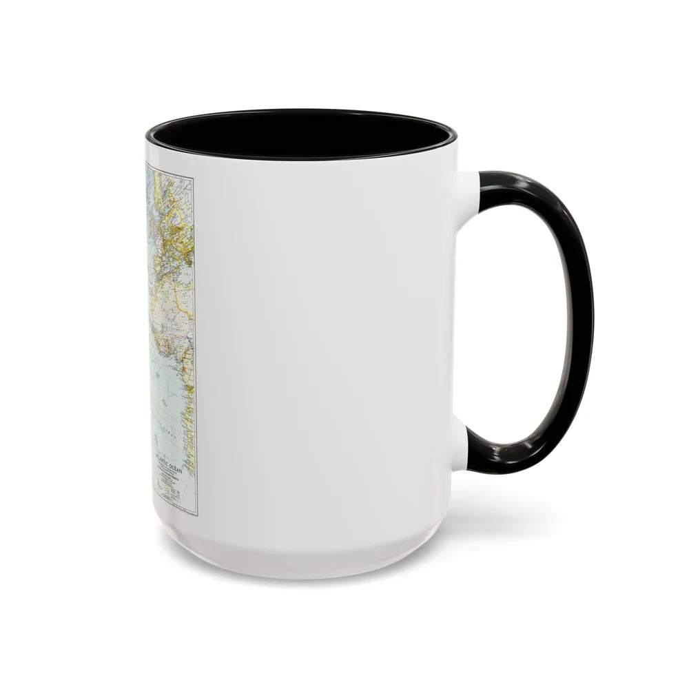 Atlantic Ocean (1941) (Map) Accent Coffee Mug-Go Mug Yourself