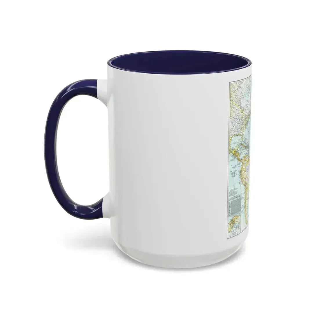 Atlantic Ocean (1941) (Map) Accent Coffee Mug - Go Mug Yourself