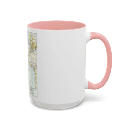 Atlantic Ocean (1941) (Map) Accent Coffee Mug-Go Mug Yourself