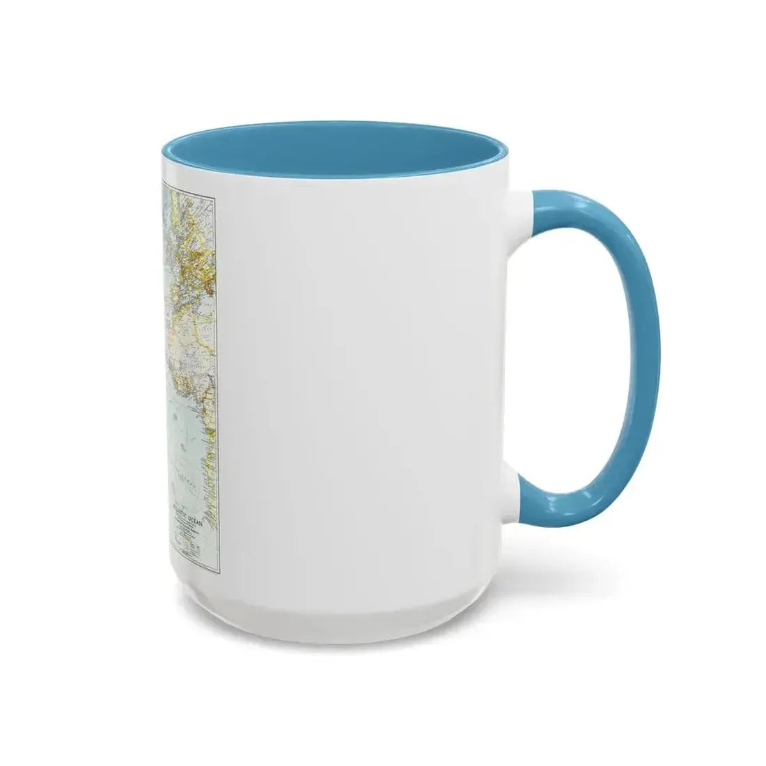 Atlantic Ocean (1941) (Map) Accent Coffee Mug - Go Mug Yourself