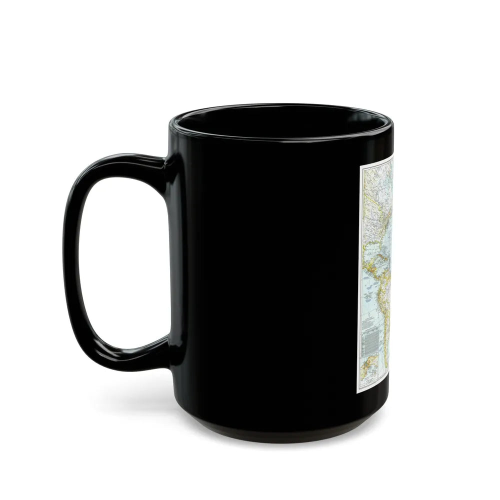 Atlantic Ocean (1941) (Map) Black Coffee Mug-Go Mug Yourself