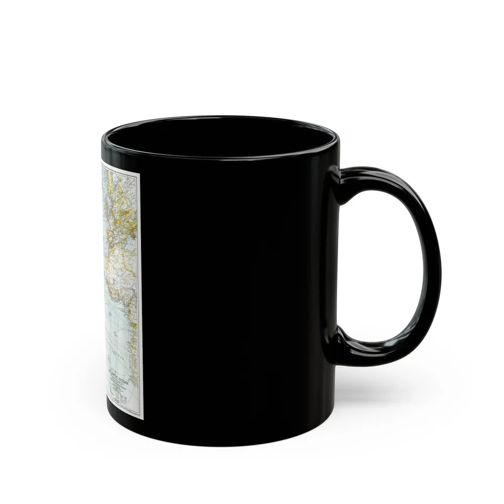 Atlantic Ocean (1941) (Map) Black Coffee Mug-Go Mug Yourself