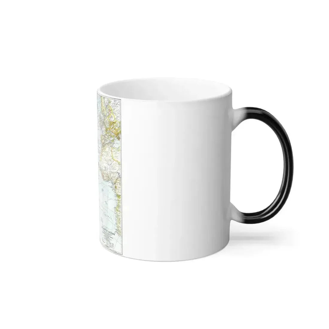 Atlantic Ocean (1941) (Map) Color Changing Mug 11oz - Go Mug Yourself
