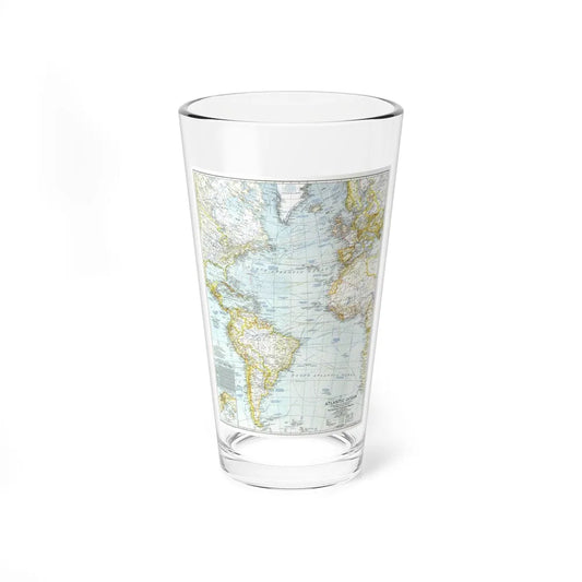 Atlantic Ocean (1941) (Map) Pint Glass 16oz-16oz-Go Mug Yourself