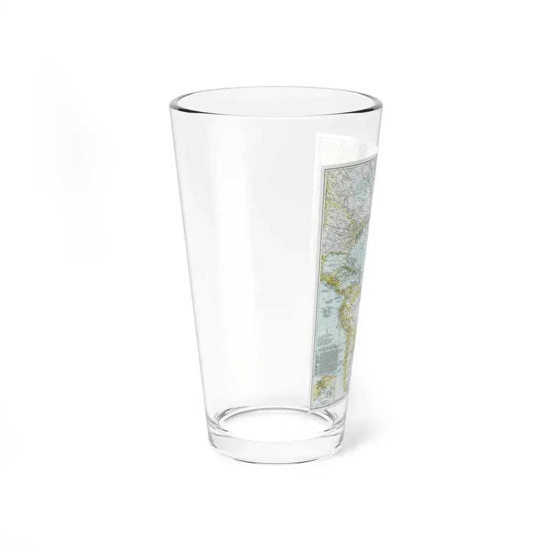 Atlantic Ocean (1941) (Map) Pint Glass 16oz - Go Mug Yourself