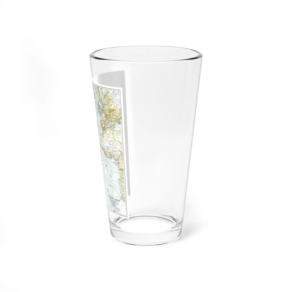 Atlantic Ocean (1941) (Map) Pint Glass 16oz-Go Mug Yourself