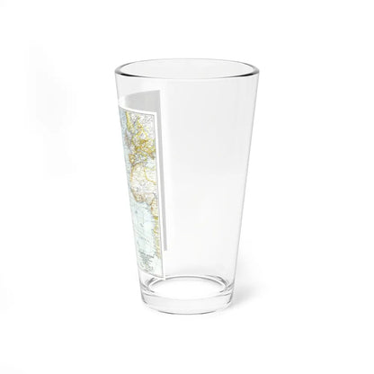 Atlantic Ocean (1941) (Map) Pint Glass 16oz-Go Mug Yourself