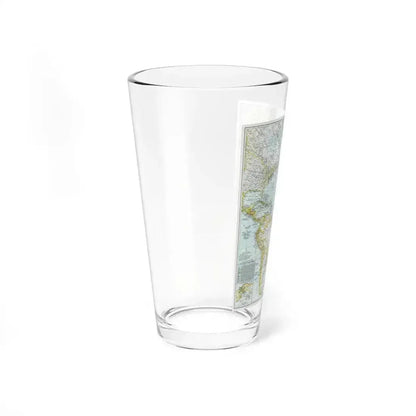 Atlantic Ocean (1941) (Map) Pint Glass 16oz - Go Mug Yourself