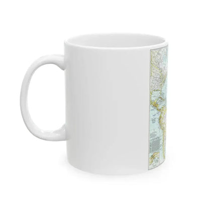 Atlantic Ocean (1941) (Map) White Coffee Mug - Go Mug Yourself