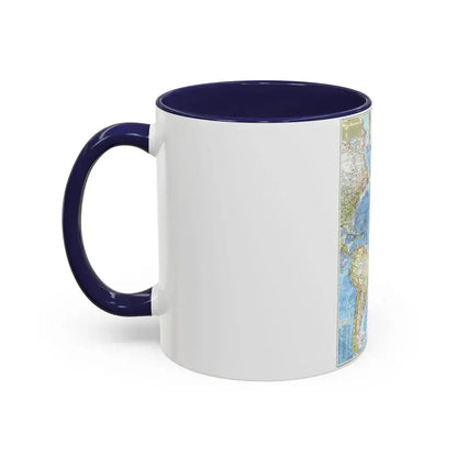 Atlantic Ocean (1955) (Map) Accent Coffee Mug - Go Mug Yourself