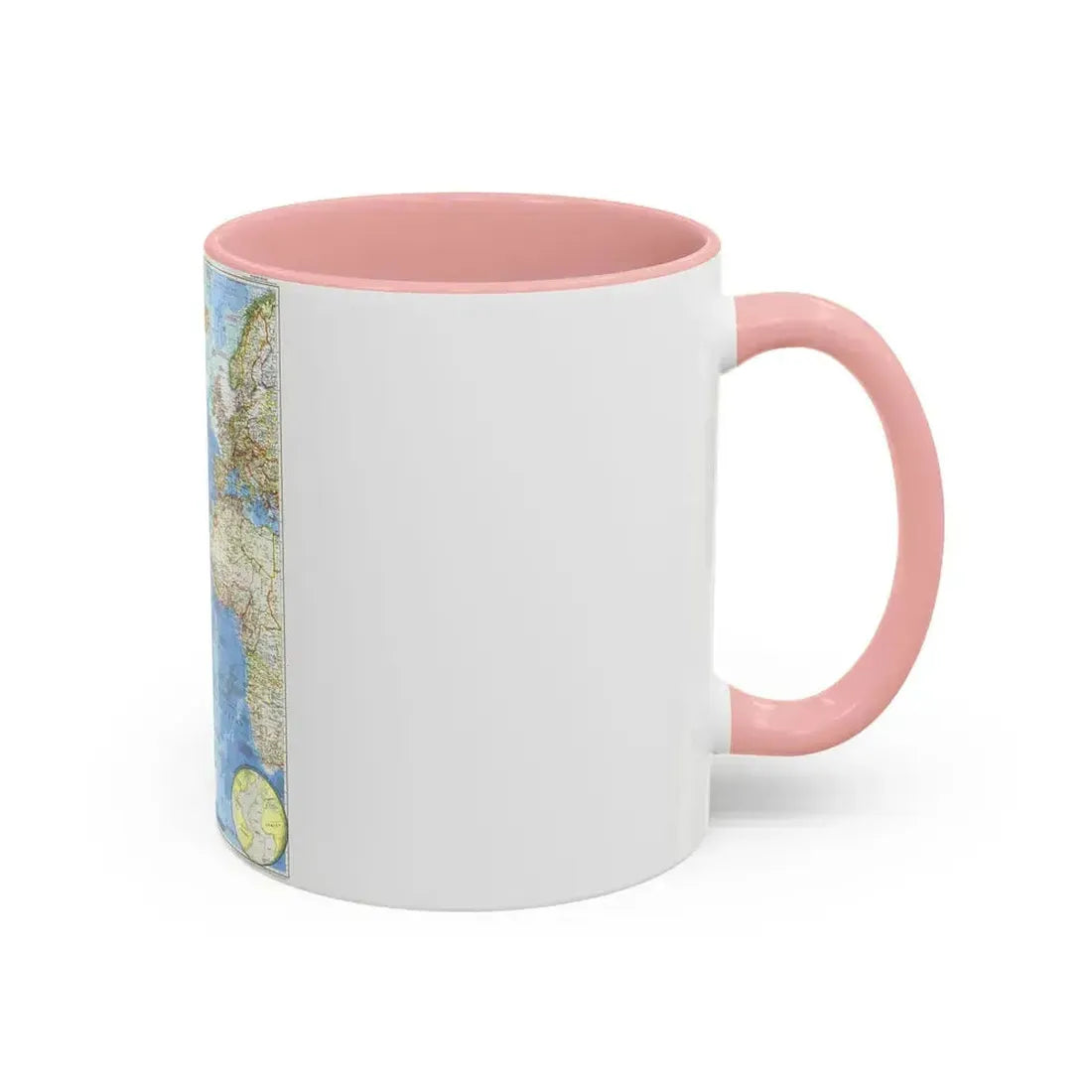 Atlantic Ocean (1955) (Map) Accent Coffee Mug - Go Mug Yourself