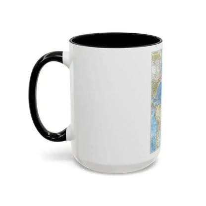 Atlantic Ocean (1955) (Map) Accent Coffee Mug - Go Mug Yourself