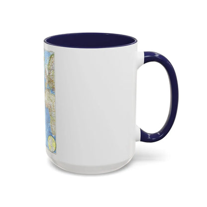 Atlantic Ocean (1955) (Map) Accent Coffee Mug-Go Mug Yourself