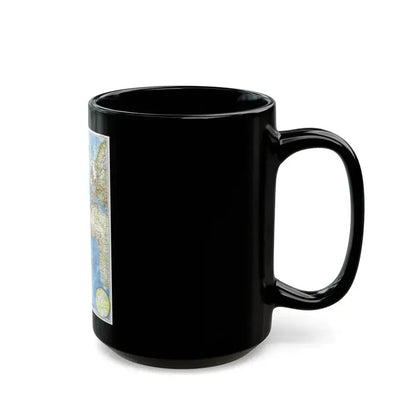 Atlantic Ocean (1955) (Map) Black Coffee Mug - Go Mug Yourself