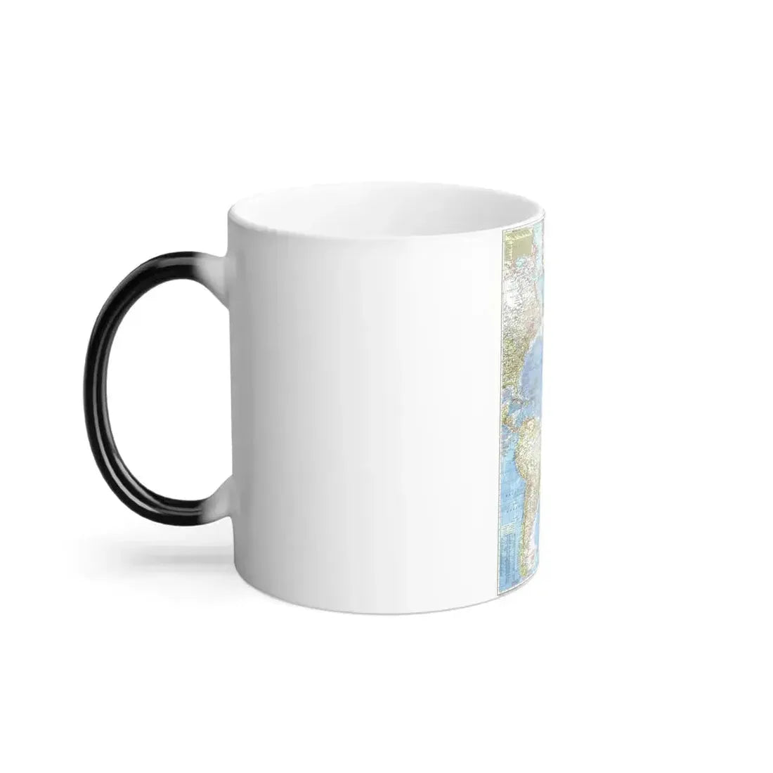 Atlantic Ocean (1955) (Map) Color Changing Mug 11oz - Go Mug Yourself