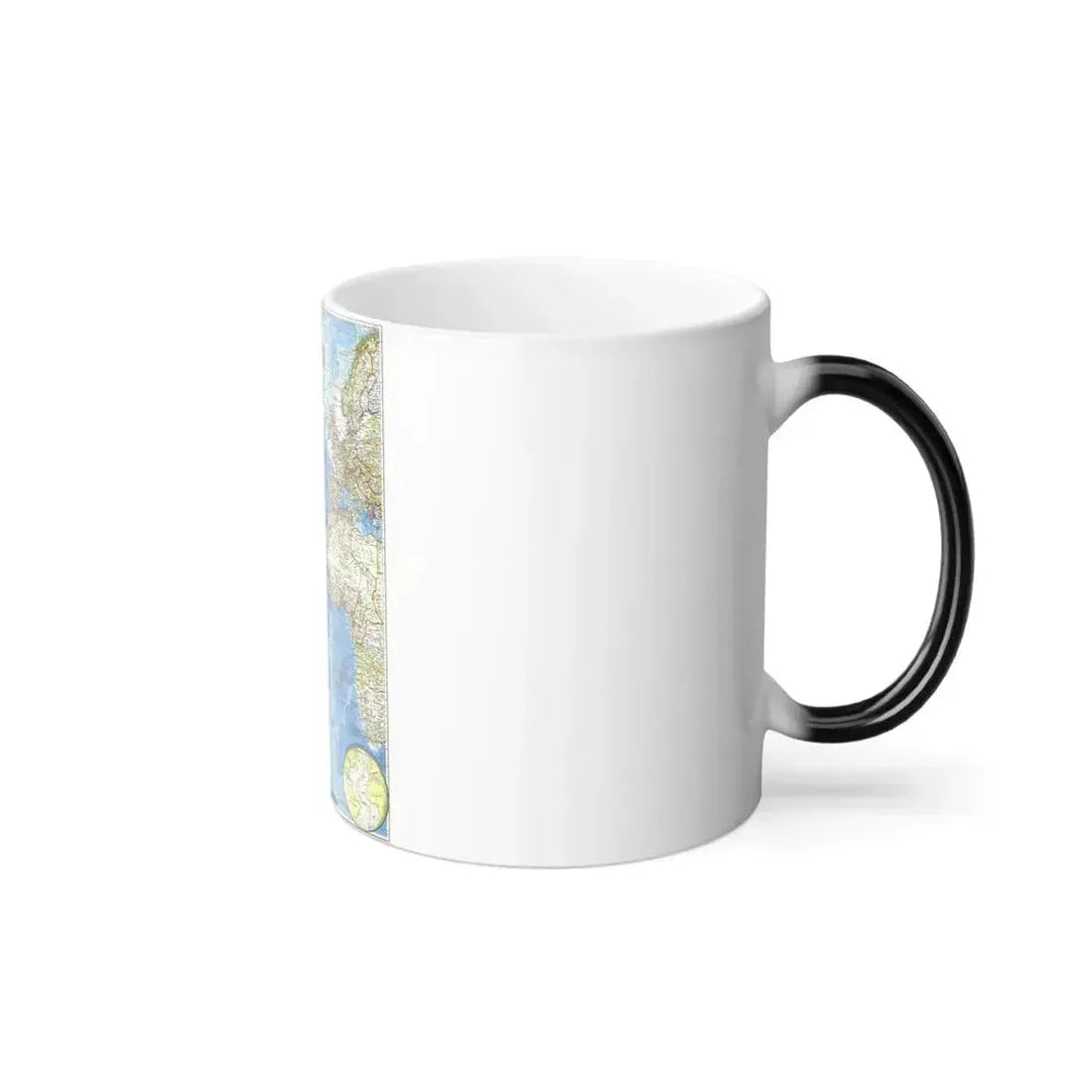 Atlantic Ocean (1955) (Map) Color Changing Mug 11oz - Go Mug Yourself
