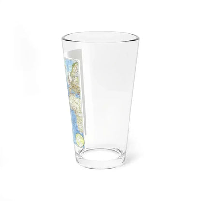 Atlantic Ocean (1955) (Map) Pint Glass 16oz - Go Mug Yourself