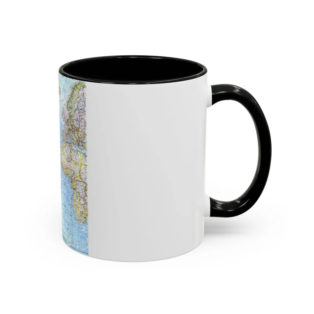 Atlantic Ocean (1968) (Map) Accent Coffee Mug-Go Mug Yourself