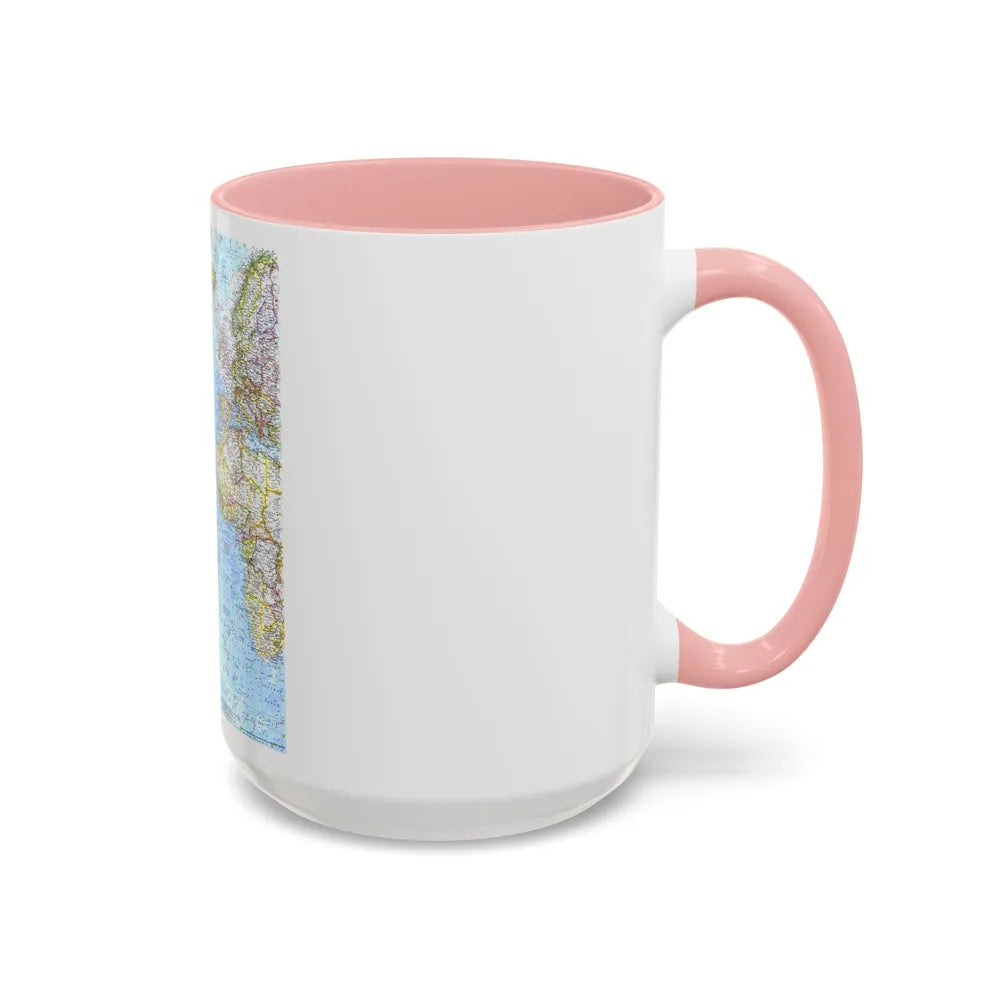 Atlantic Ocean (1968) (Map) Accent Coffee Mug-Go Mug Yourself