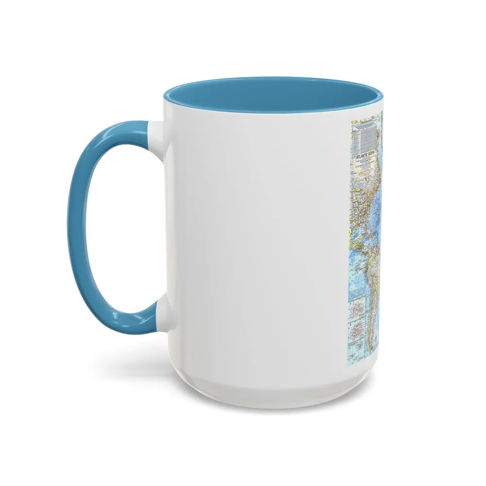 Atlantic Ocean (1968) (Map) Accent Coffee Mug-Go Mug Yourself