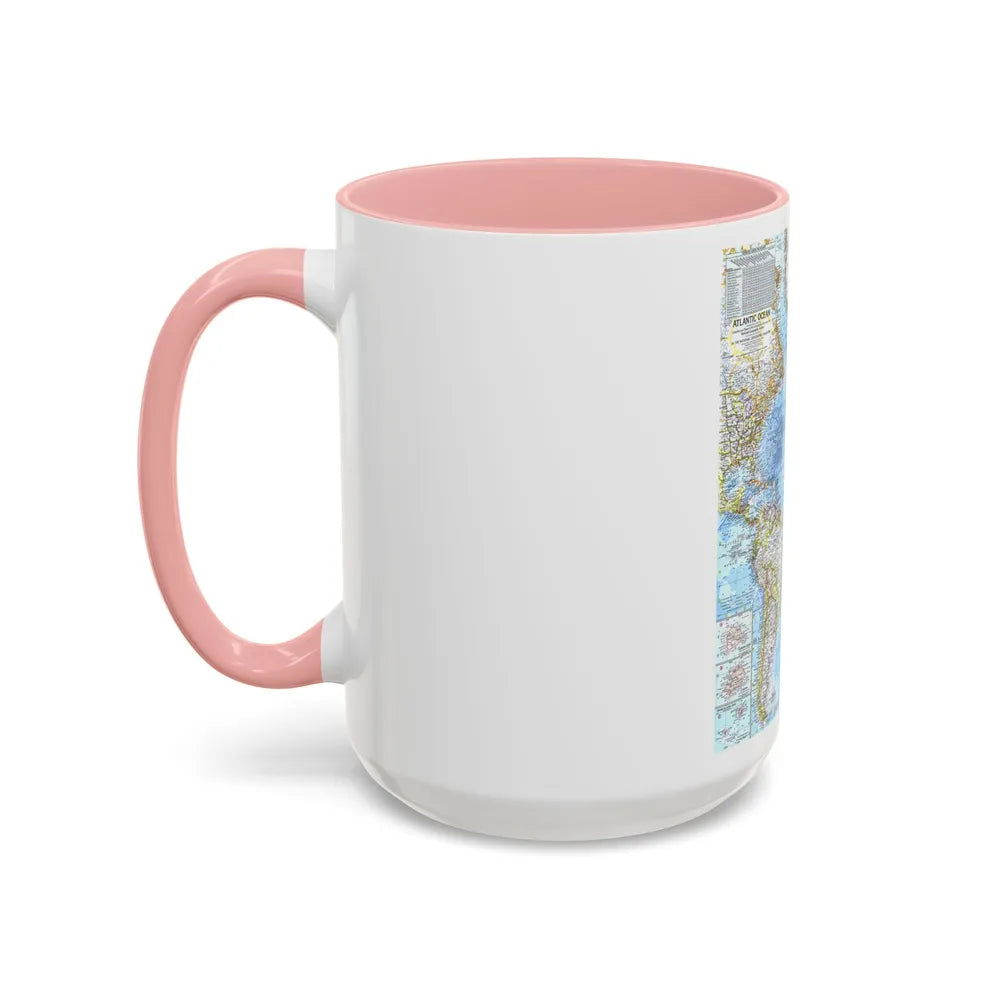 Atlantic Ocean (1968) (Map) Accent Coffee Mug-Go Mug Yourself