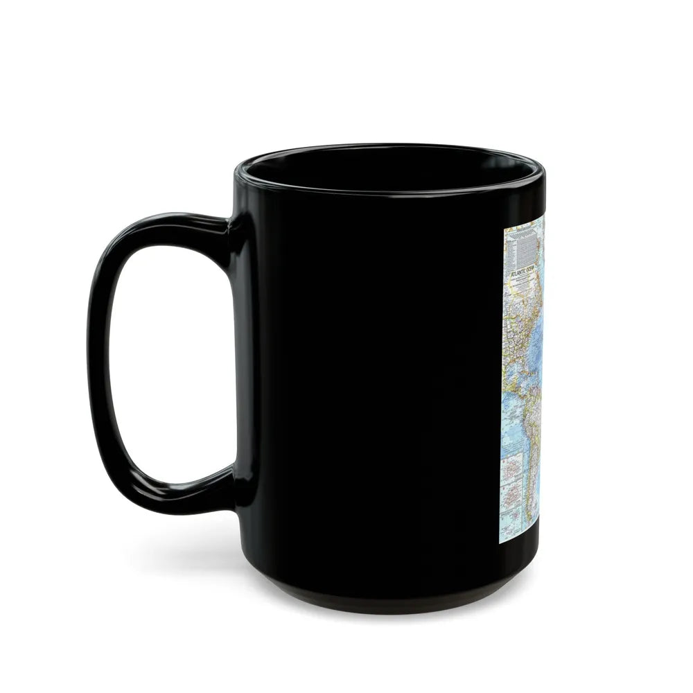 Atlantic Ocean (1968) (Map) Black Coffee Mug-Go Mug Yourself