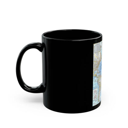 Atlantic Ocean (1968) (Map) Black Coffee Mug-Go Mug Yourself