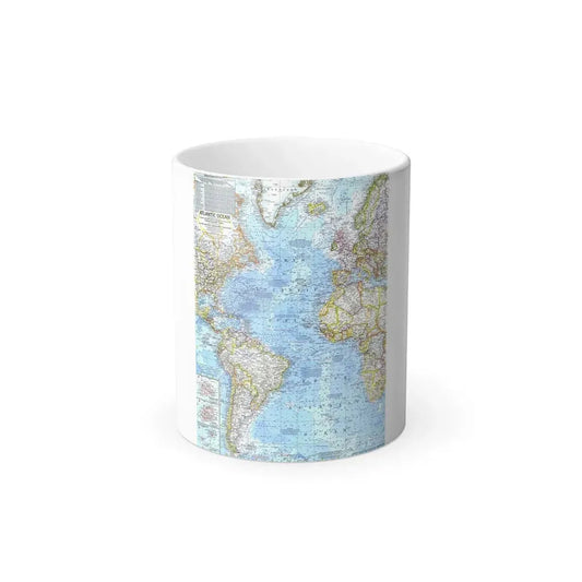 Atlantic Ocean (1968) (Map) Color Changing Mug 11oz Default Title - Go Mug Yourself
